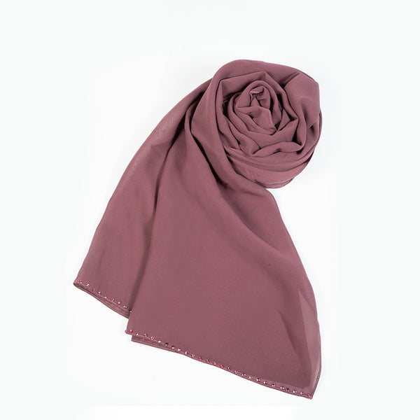 MAUVE CHIFFON HIJAB