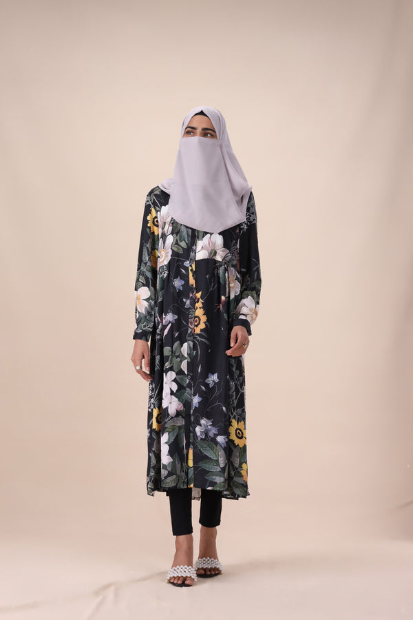 FLORAL FLOW LONG DRESS