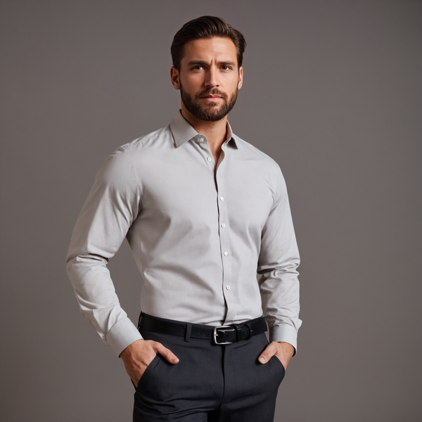 ASH GREY DRESS SHIRT