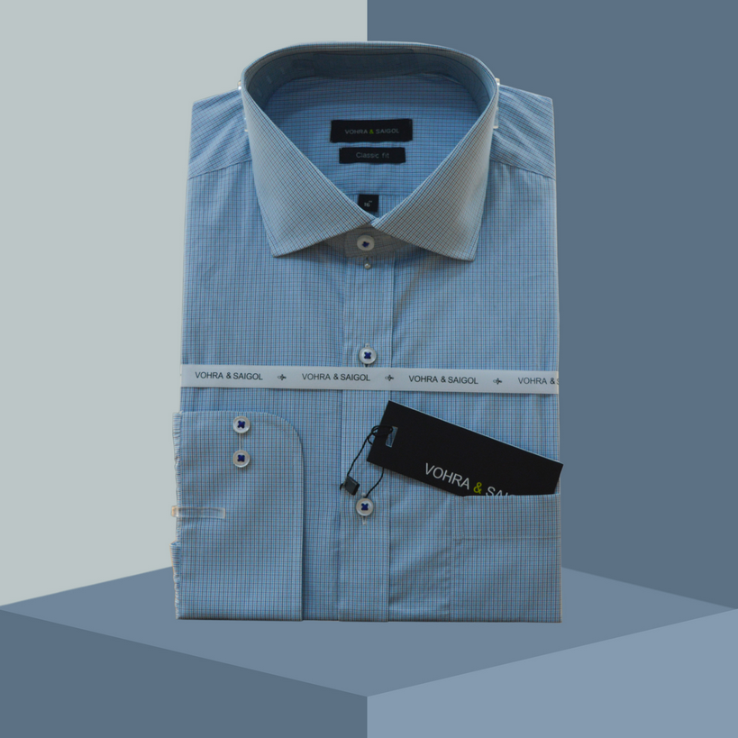 SUPERIORSHIRT 0034-SKY BLUE CHECK