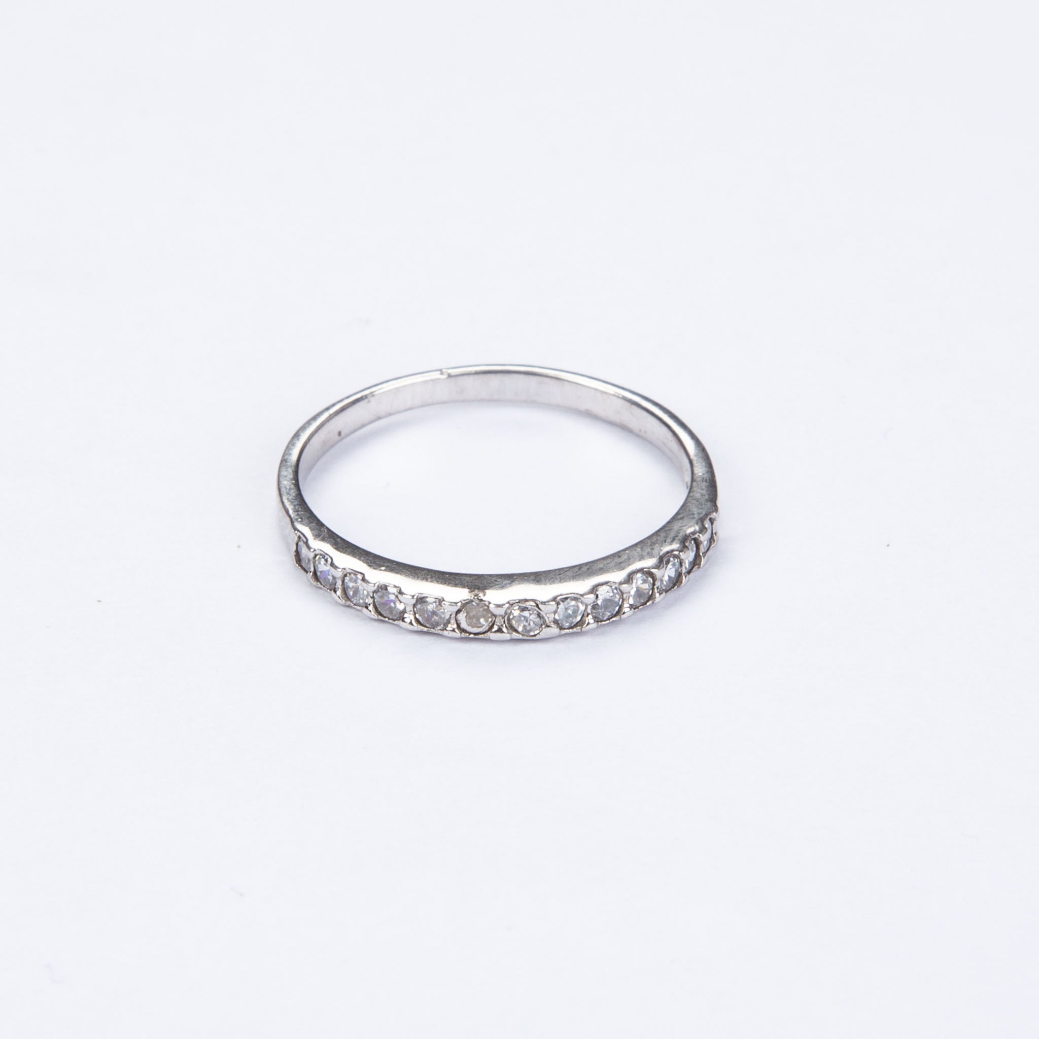 Classy Round Silver Ring