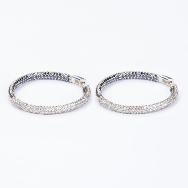 Splendid Silver Hoops