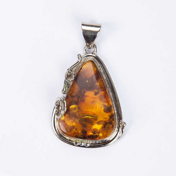 Metal Pendant Crystal Stone