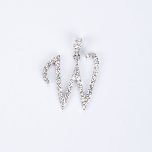 Customized Letter Pendant (W)