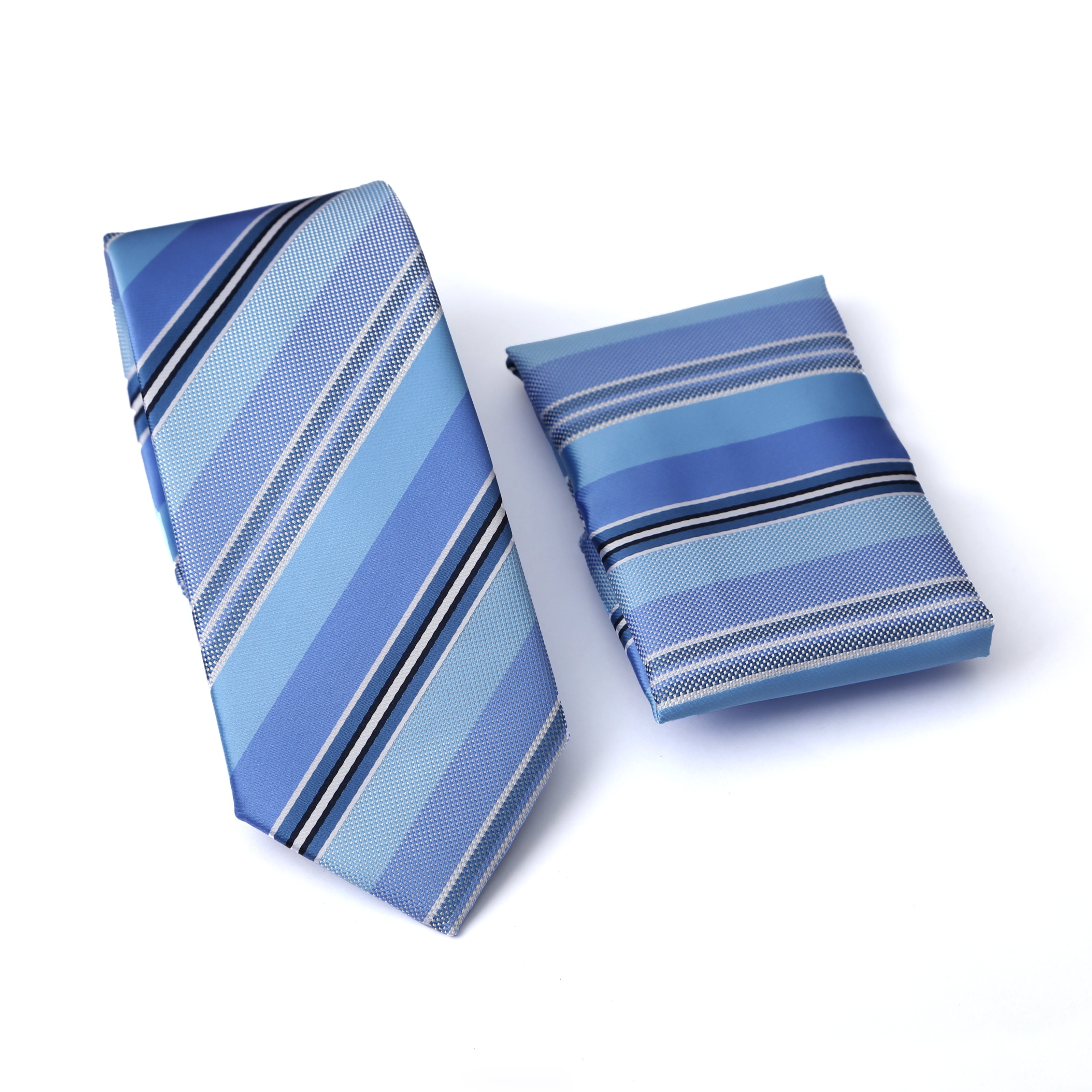 Sky Blue Tie and Pocket Square