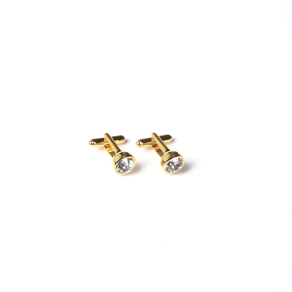 GOLD PIN CUFFLINKS