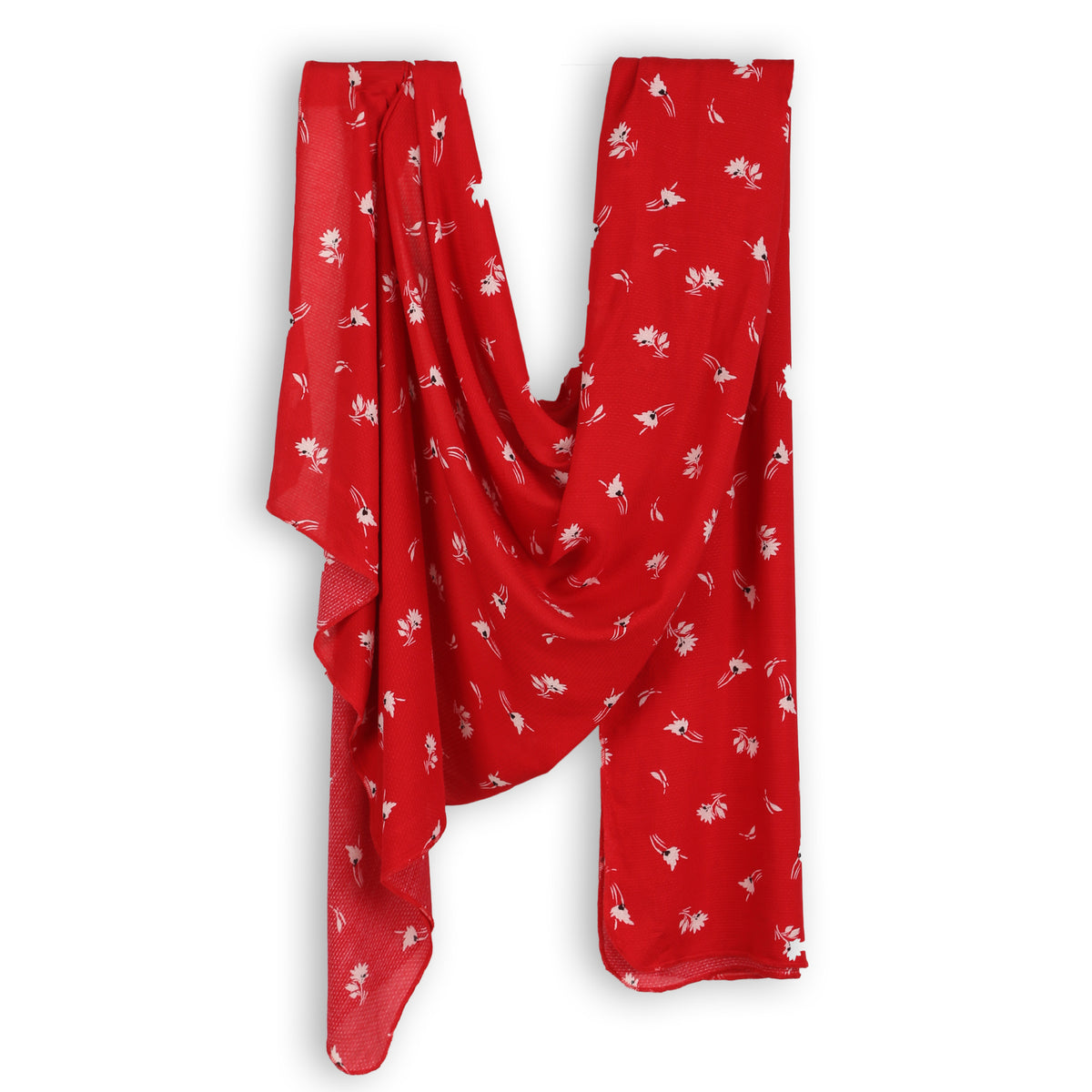 RED PRINT HIJAB